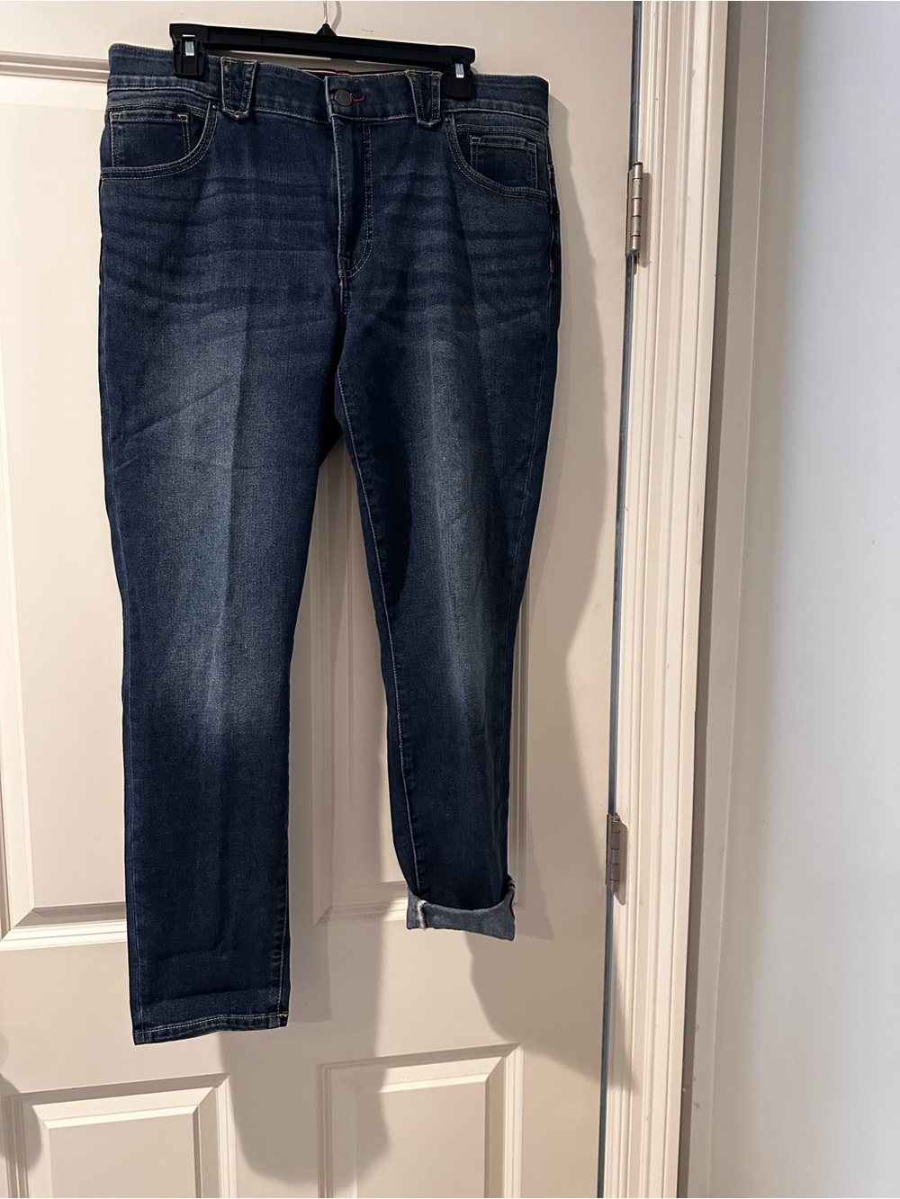 Women Tommy Hilfiger Slim Straight Dark Blue Jeans